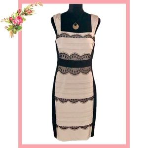 💙 NWT Glamorous JAX Black & Gray Sheath Dress